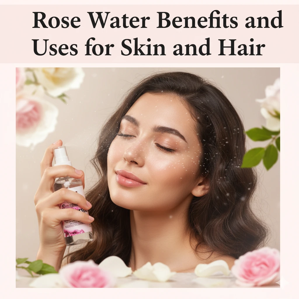 Rose Water Benefits and Uses for Skin and Hair