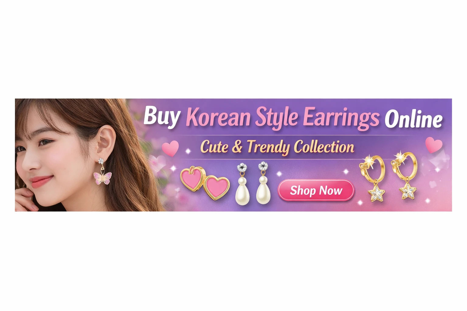 Buy Korean Style Earrings Online – Cute & Trendy Collection