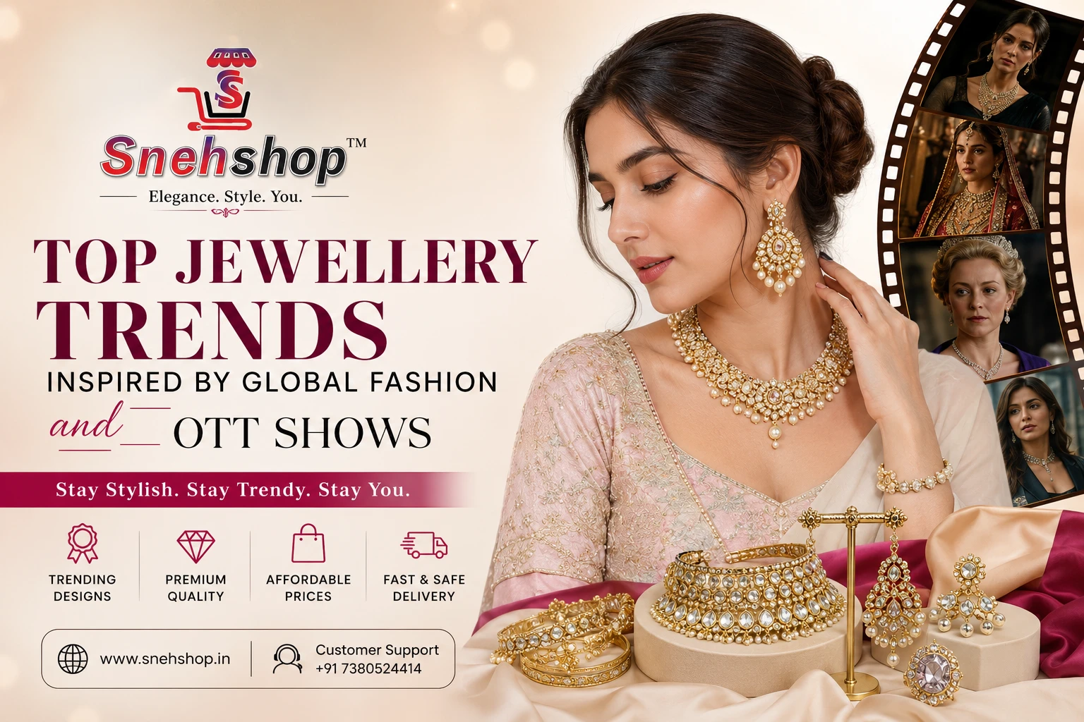 Top Jewellery Trends Inspired by Global Fashion and OTT Shows